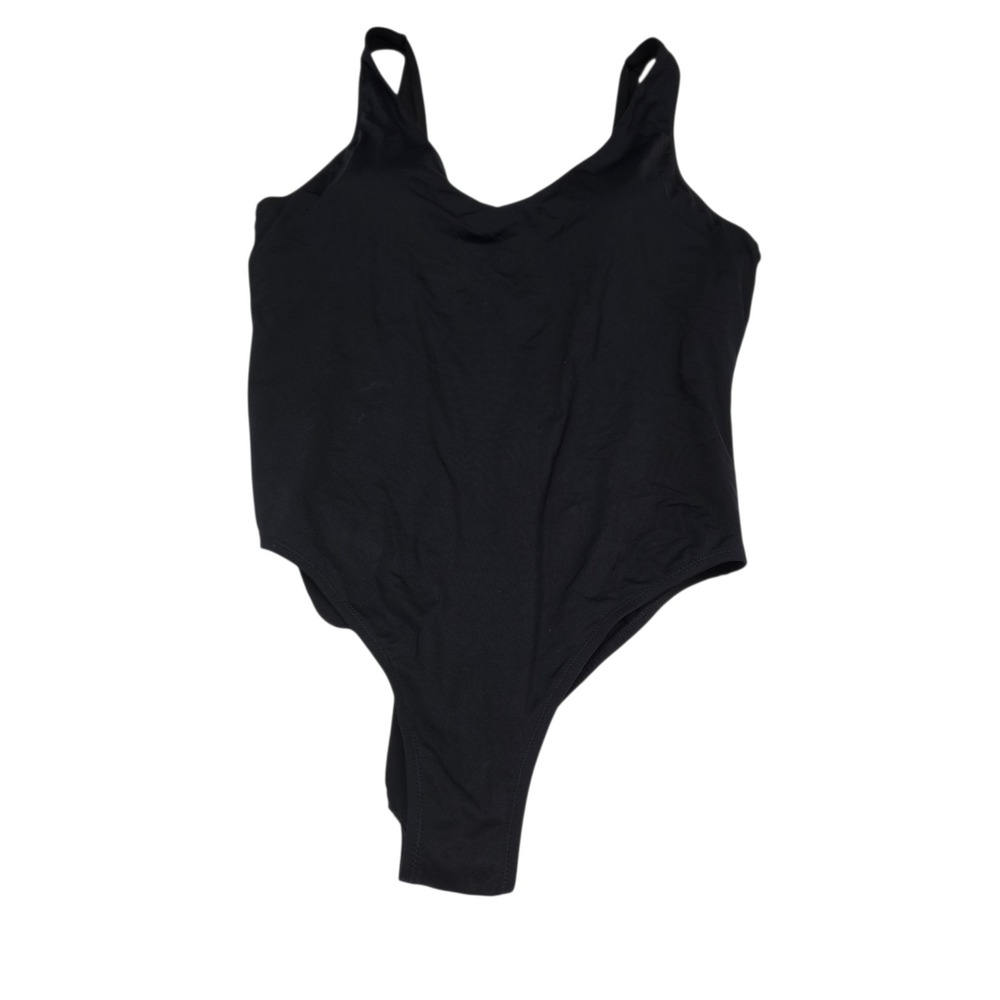 Athleta Bathing Suit Swimsuit Women LG Black One Piece Beach Summer‎ Vacation